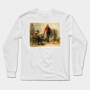 The Dancing Lesson 1878, Thomas Eakins Long Sleeve T-Shirt